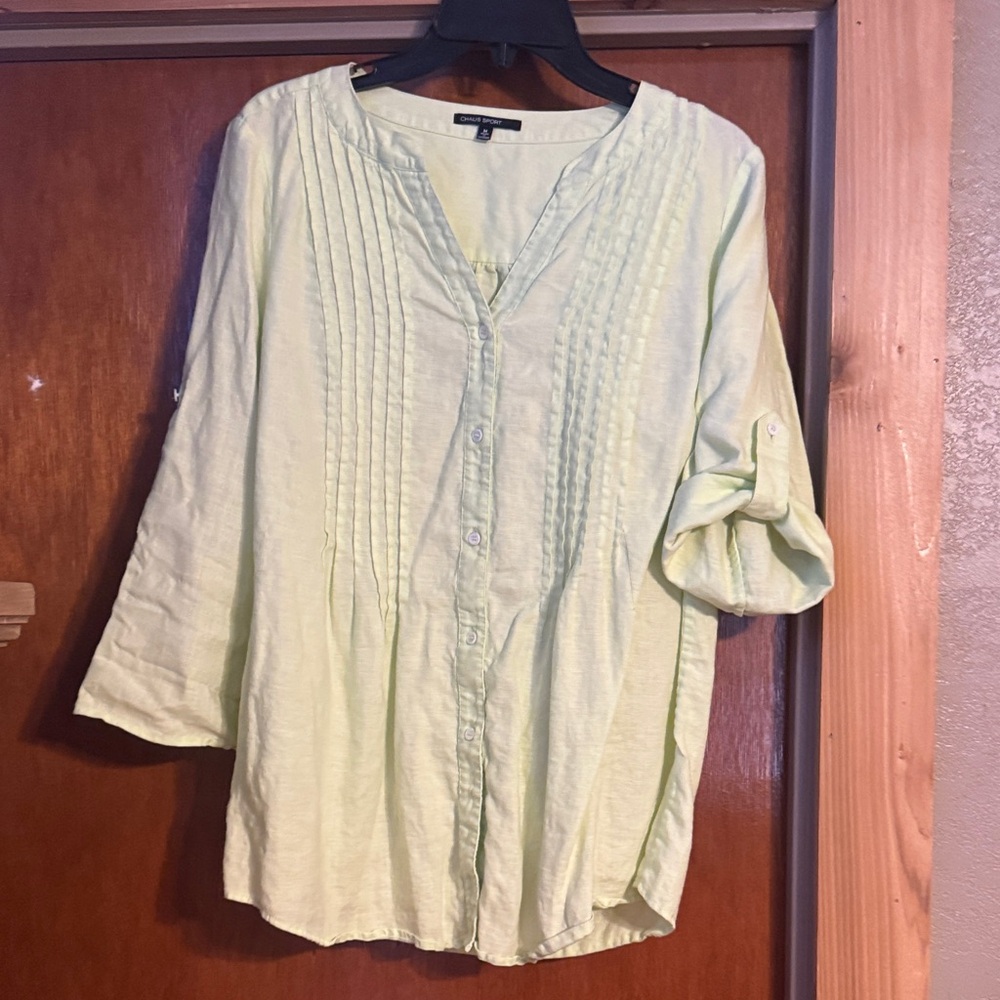 Elegant Light Green Blouse for Women